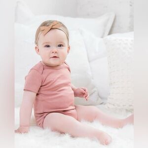 Colored Organics Rose Classic Short Sleeve Bodysuit - Various Sizes - NWT!